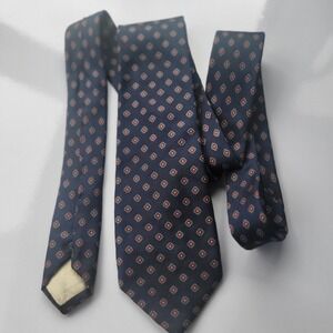 guy laroche navy burgundy‎ pattern tie